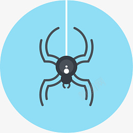 APP蜘蛛元素图标设计图标