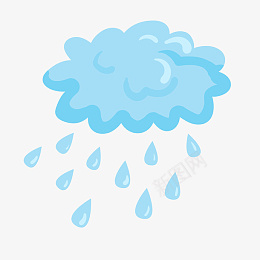 手绘雨水云朵插画png免抠素材_88icon https://88icon.com 蓝色的云朵 降雨的云朵 卡通插画 手绘插画 下雨 水滴 细雨 雨水 雨滴 雨珠