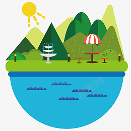 公园喷泉装饰绿地湖png免抠素材_88icon https://88icon.com 公园 喷泉 早晨 绿地 美好 装饰 长椅 阳光 湖