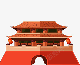 古代建筑大气宏伟png免抠素材_88icon https://88icon.com 古代建筑物 古建筑 楼房 中国风 房子 古代元素 古楼 古代亭台楼阁