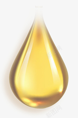 黄色透明水滴装饰png免抠素材_88icon https://88icon.com 黄色 水滴状 油 装饰