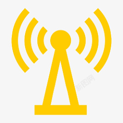 矢量信号塔无线网标志素材