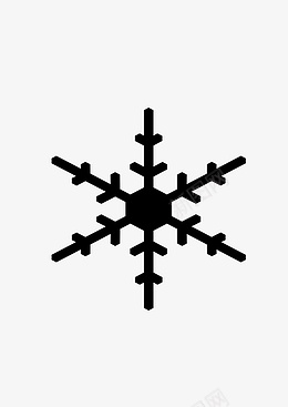 雪花黑色图案png免抠素材_88icon https://88icon.com 雪花 黑色 图案 图形