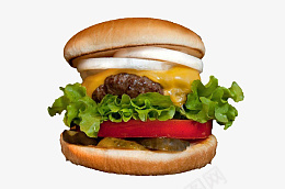 加州芝士超霸堡psd免抠素材_88icon https://88icon.com 加州 芝士 超霸 汉堡 西餐 快餐