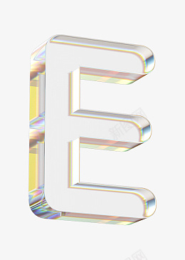 立体水晶透明金边字母Epng免抠素材_88icon https://88icon.com 水晶 透明 立体字母 金边字母