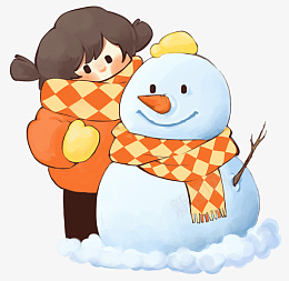 冬天小女孩堆雪人png免抠素材_88icon https://88icon.com 女孩 雪人 冬天 围巾 堆雪人 下雪 手绘