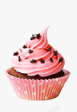 奶油蛋糕草莓粉色口味素材
