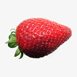 红色成熟草莓素材
