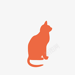 简约图标橘猫png免抠素材_88icon https://88icon.com 简约 图标 猫 橘猫