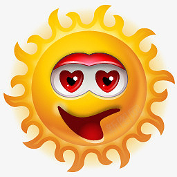 SunAdoreIconpng免抠素材_88icon https://88icon.com sun adore weather smiley smilie happy