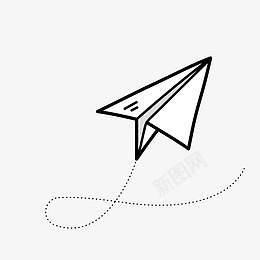 小清新装饰海报装饰纸飞机椒png免抠素材_88icon https://88icon.com 开学季 纸飞机 六一 开学