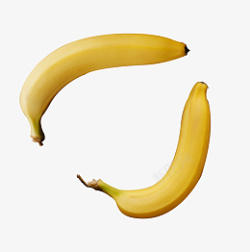 新鲜的黄色水果香蕉素材