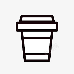 冬天咖啡杯子杯咖啡杯饮料图标