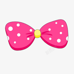 超可爱卡通蝴蝶结素材