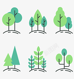 绿色环保图标png免抠素材_88icon https://88icon.com logo 树木图标 环保图标 健康 图标 树木 树林 植物 环保 绿植 绿色 集合