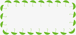 绿色雨伞边框聊天框ai免抠素材_88icon https://88icon.com 绿色 雨伞 边框 聊天框