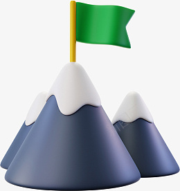 木质模型山顶商务icon图标