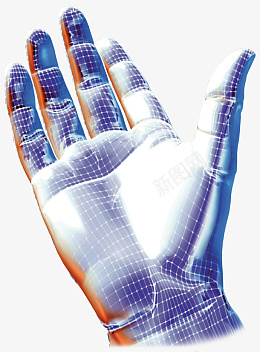 3D手掌建模好png免抠素材_88icon https://88icon.com 科技 高清 模型 智能