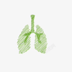 关注肺健康公益设计素材