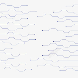 不规则科技线条素材