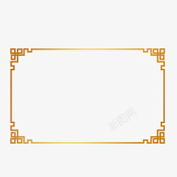 长方图框中国风边框由高清图片