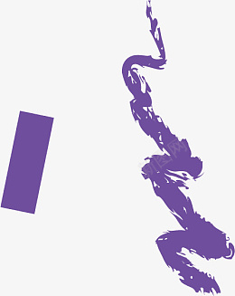 紫色地笔刷图案图标