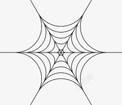 蜘蛛网线条元素素材