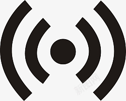 无线WIFI网络无线传输小图标图标