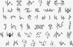装饰元素装饰花纹AI源文件各种花纹素材