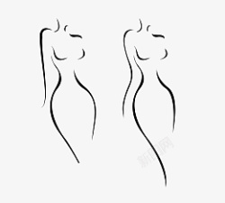 身材女性S女性身材线条高清图片