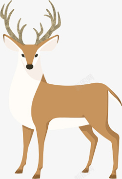 狍子鹿圣诞节麋鹿傻狍子高清图片