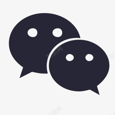 微信qq微信图标