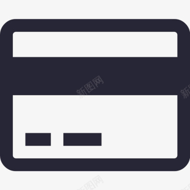 信用卡盒信用卡结算服务图标