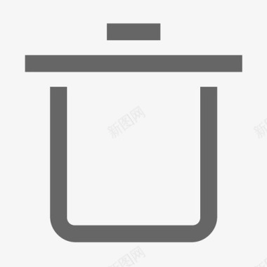 公共交通标识侧滑删除图标