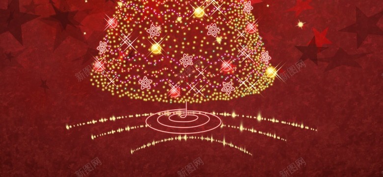 灯光圣诞树红色圣诞jpg设计背景_88icon https://88icon.com 灯光 圣诞树 红色 圣诞