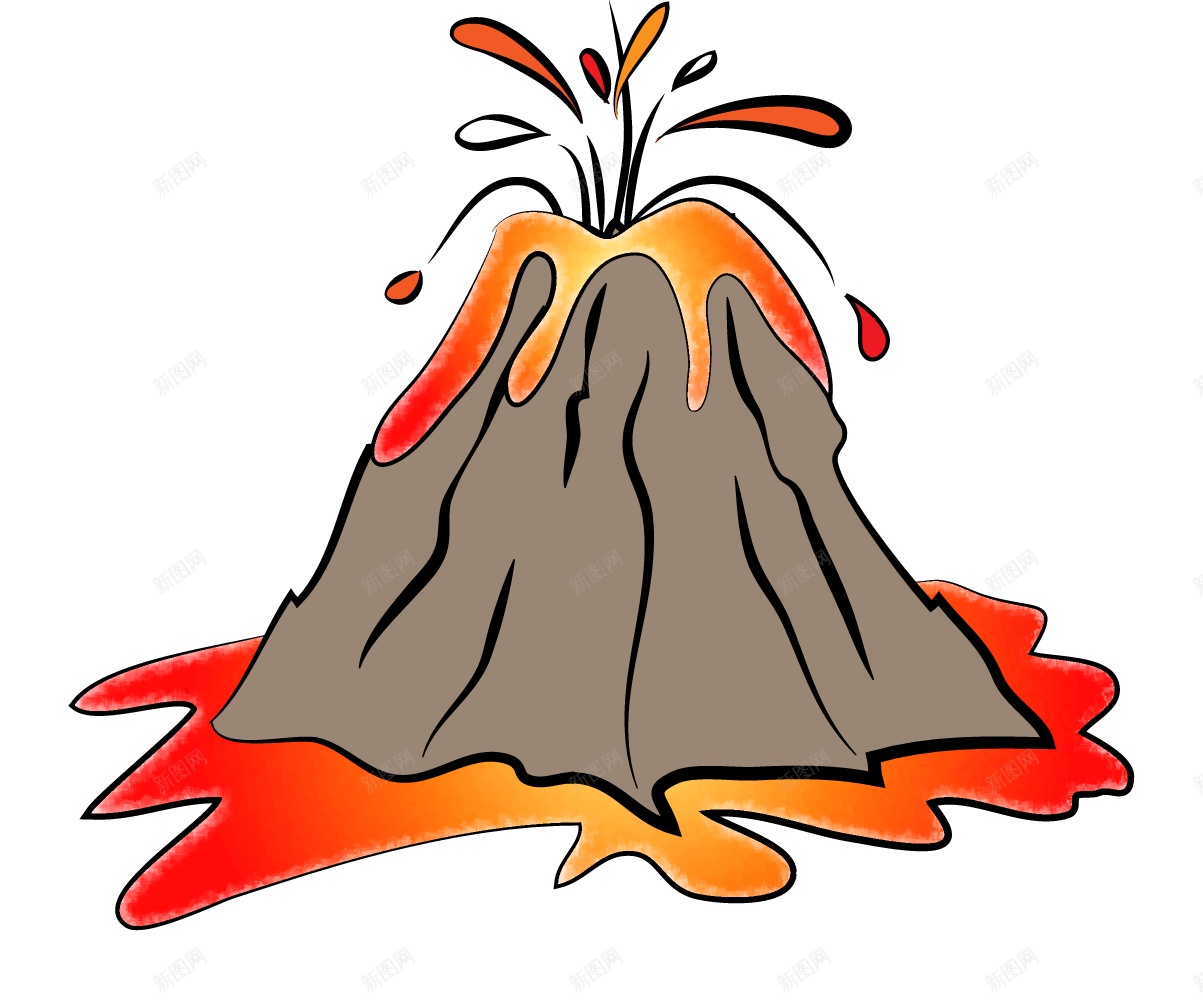 火山png免抠素材_88icon https://88icon.com 火山