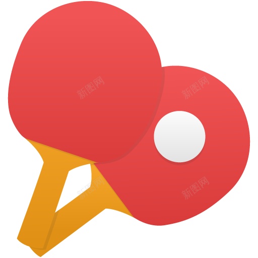 乒乓球png免抠素材_88icon https://88icon.com 乒乓球