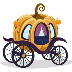 客车厢四轮马车素材