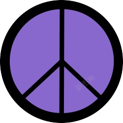 和平标志和平的象征素材