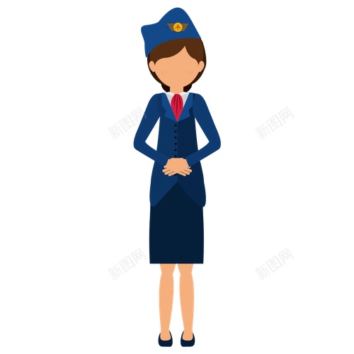 女乘务员空中小姐png免抠素材_88icon https://88icon.com 女乘务员 空中小姐