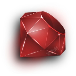 红宝石深红色素材