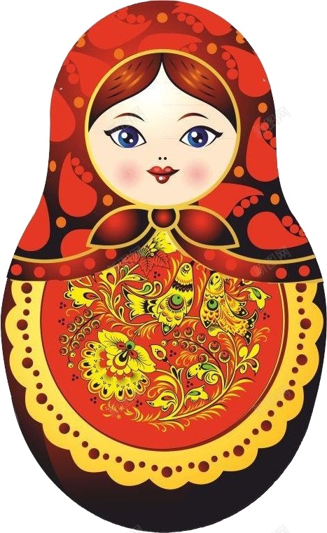 俄罗斯套娃png免抠素材_88icon https://88icon.com 俄罗斯套娃