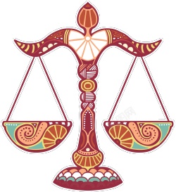 黄道第七宫天秤宫素材