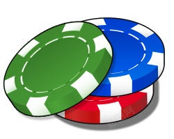扑克牌游戏通条素材