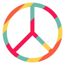 和平标志和平的象征素材