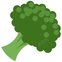 绿菜花西兰花素材