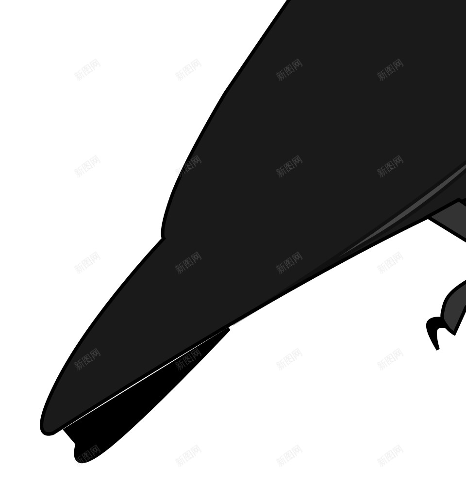 渡鸦乌黑光亮的png免抠素材_88icon https://88icon.com 乌黑光亮的 渡鸦