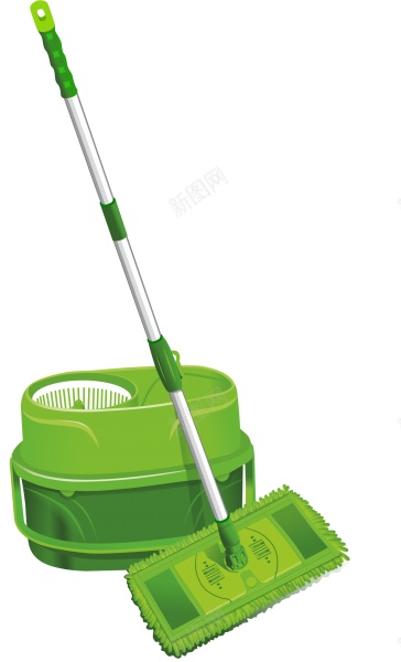 拖把墩布png免抠素材_88icon https://88icon.com 墩布 拖把