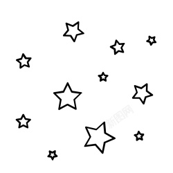 恒星星素材
