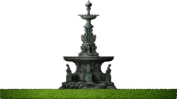 人工喷泉喷水池素材